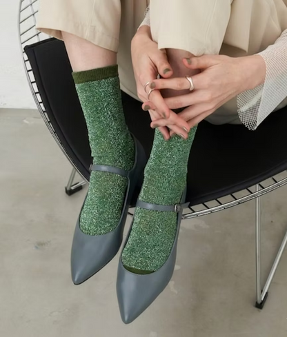 【Kutsushita Ryōhin】Lame Socks –
