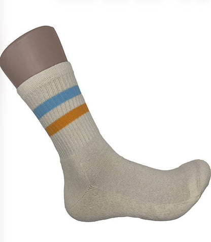 B1919 Banana Double Line Socks