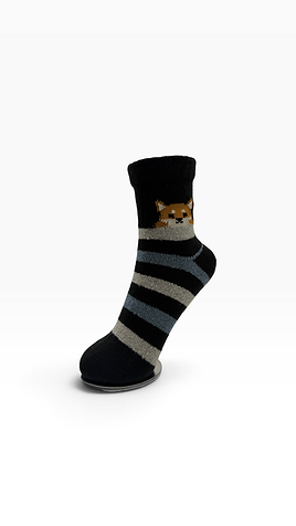 Shiba Inu Border Socks