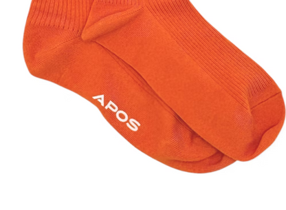 Apos Two-tone ribbed socks