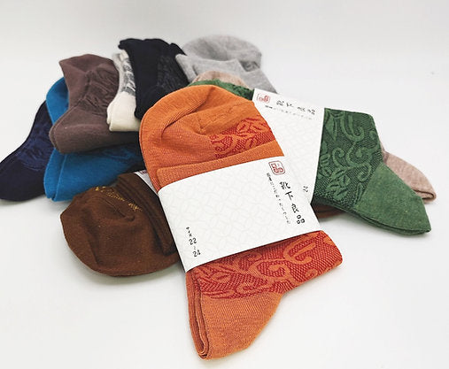 Spiral &amp; Floral Socks — Quiet Luxury for the Modern Everyday