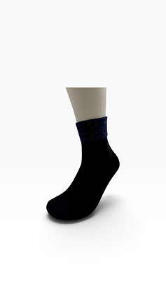 Contrast Top Socks