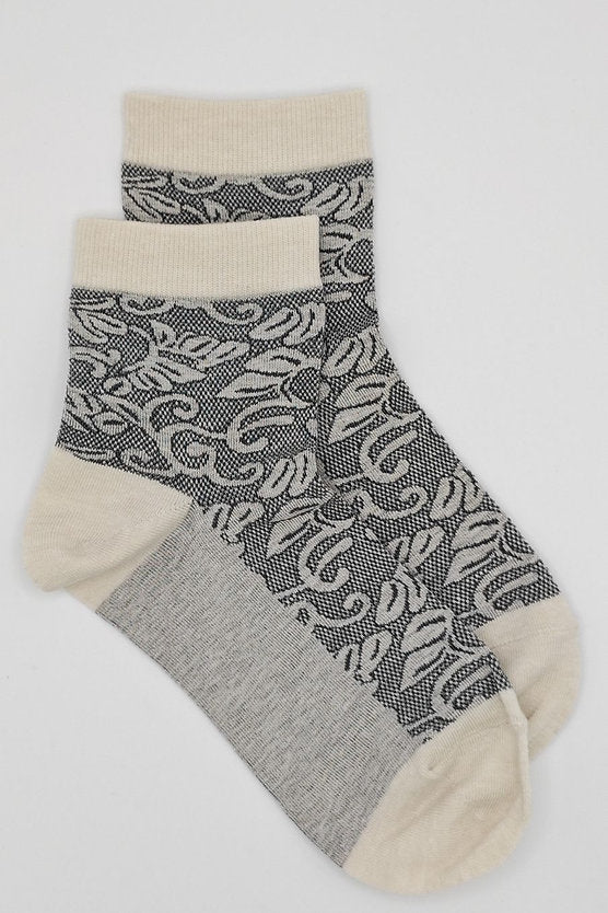 Spiral &amp; Floral Socks — Quiet Luxury for the Modern Everyday