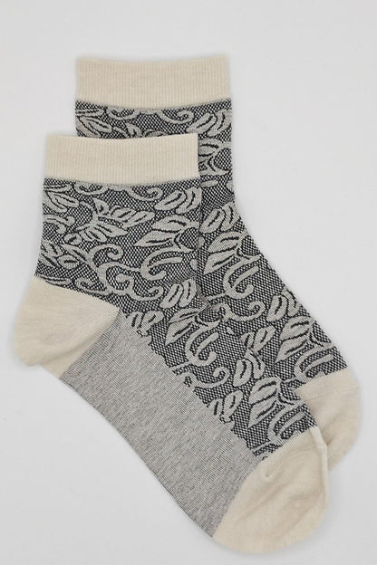 Spiral &amp; Floral Socks — Quiet Luxury for the Modern Everyday