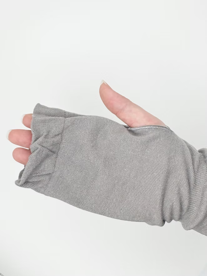 Arm covers made by a sock manufacturer