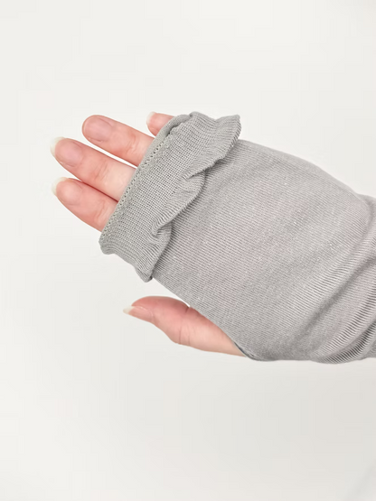 Arm covers made by a sock manufacturer