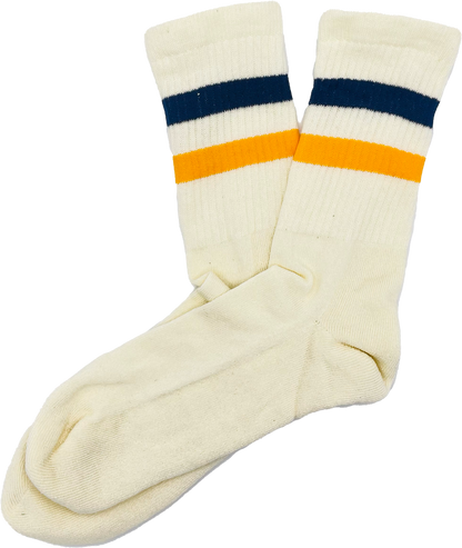 Banana Cross Geruchsneutralisierende Socken (Doppelt gestreift)