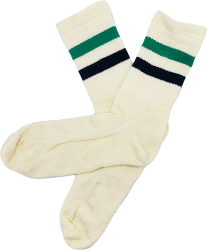 Banana Cross Geruchsneutralisierende Socken (Doppelt gestreift)