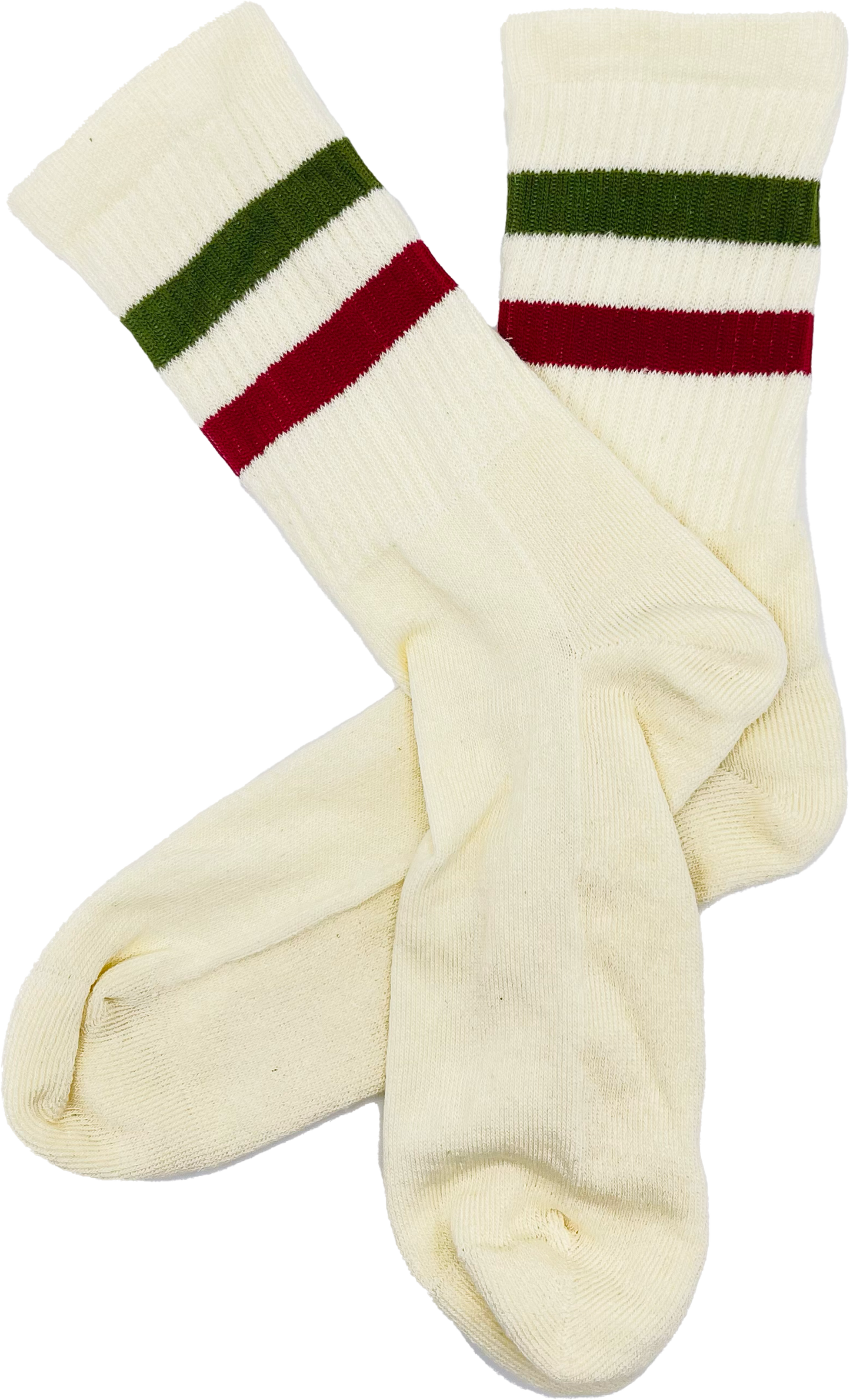 Banana Cross Geruchsneutralisierende Socken (Doppelt gestreift)