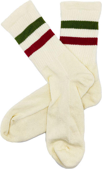 Banana Cross Geruchsneutralisierende Socken (Doppelt gestreift)