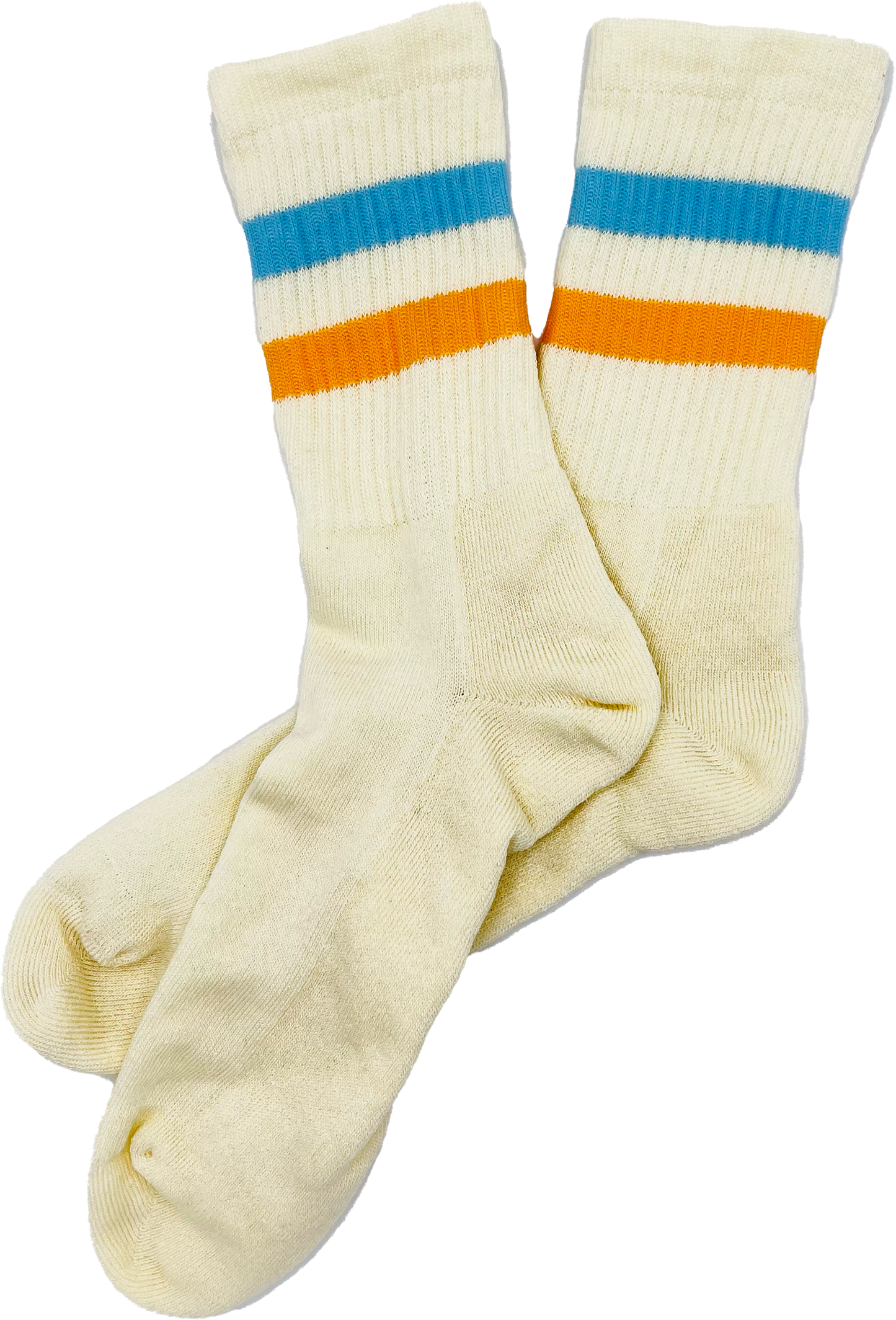 Banana Cross Geruchsneutralisierende Socken (Doppelt gestreift)