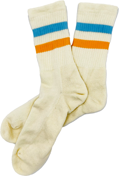 Banana Cross Geruchsneutralisierende Socken (Doppelt gestreift)