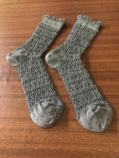 Lame Float Socks  by   靴下良品