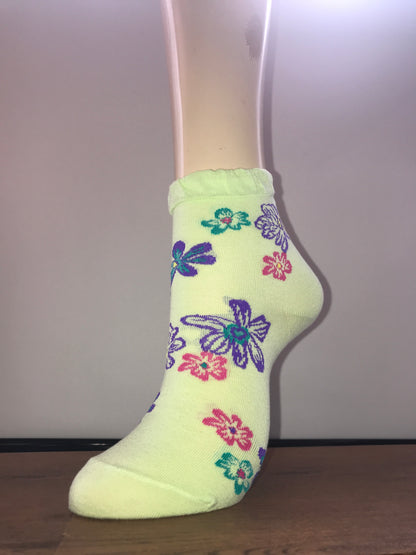 🌸 Frill Flowers Ladies Socks