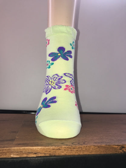 🌸 Frill Flowers Ladies Socks