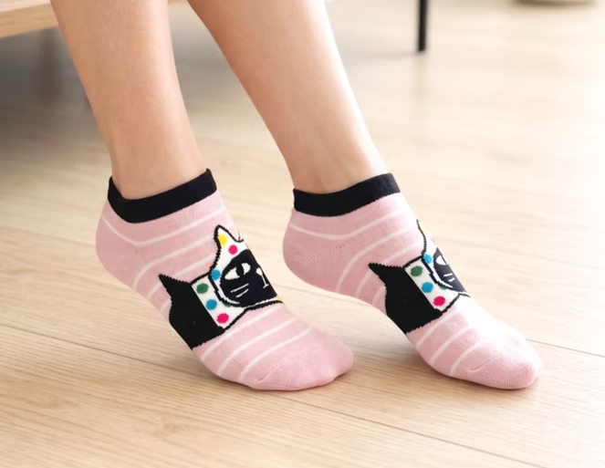 NEW ENGLAND × Pebbly Collaboration Socks