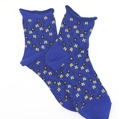 Petite flower socks