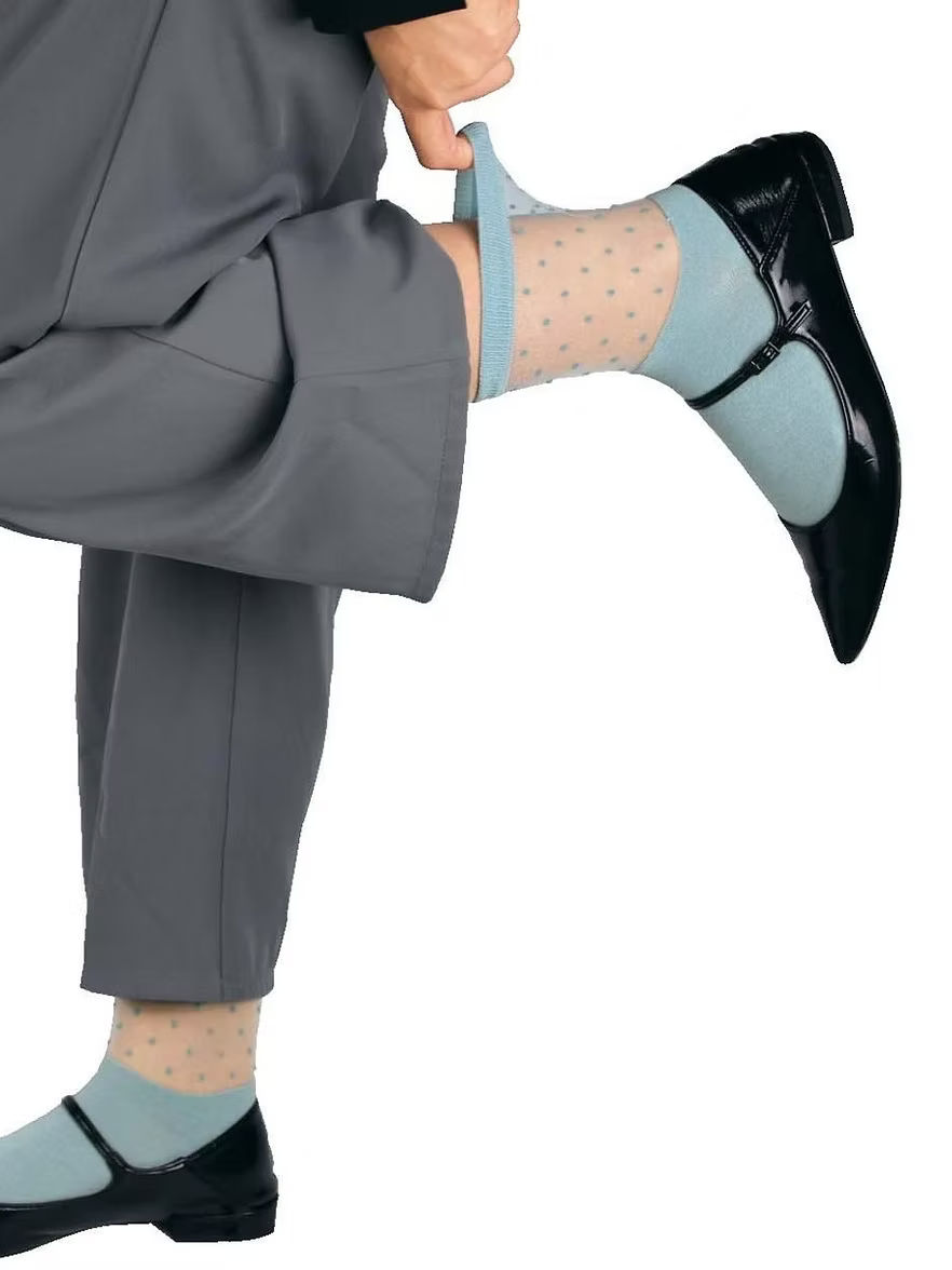Polka Dot Sheer Socks (2 Pairs)