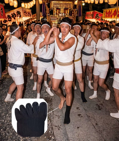 Danjiri Socks, 2-Finger Crew