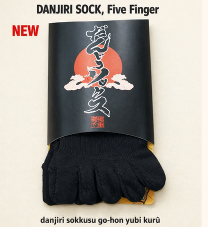 DANJIRI SOCKS – Festival Tabi Performance( Five Finger Black Sock)