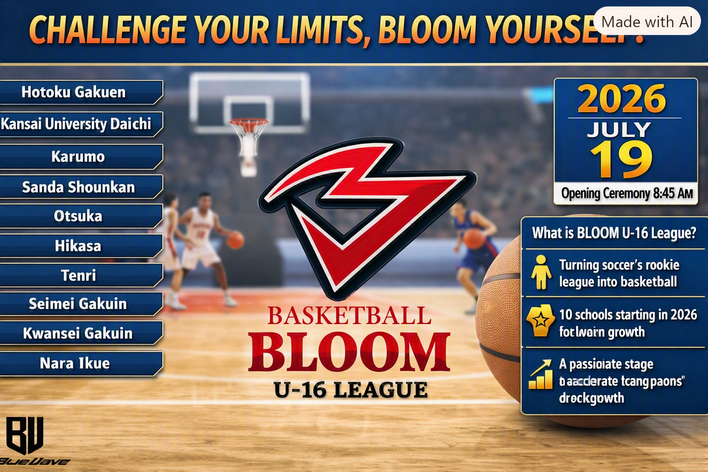 BLOOM U16 Basketball Socks — Built for Serious Play