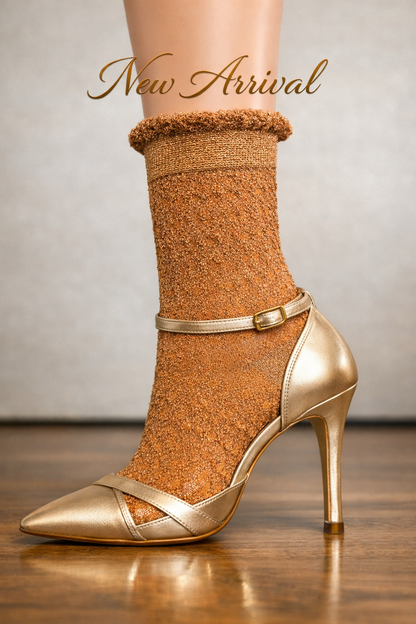 Lame Float Socks  by   靴下良品
