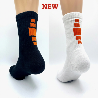 FC.AWJ x Yui socks in a square white catalog frame