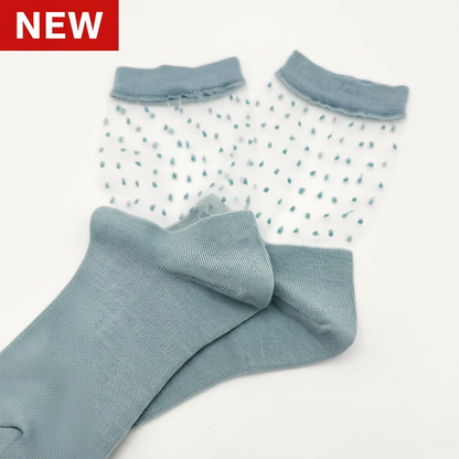 Polka Dot Sheer Socks (2 Pairs)