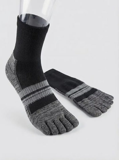 Mountain tabi five-finger crew socks