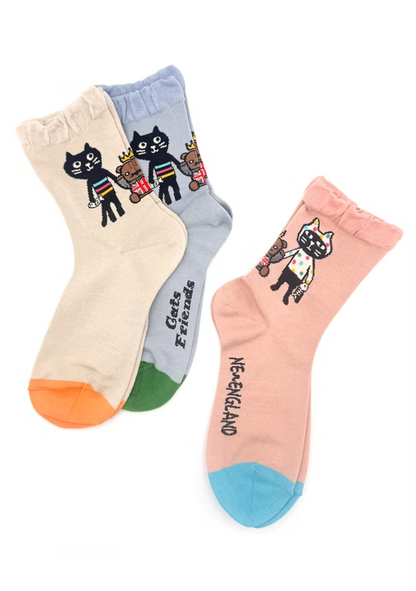 【NEW ENGLAND & Pebbly Collaboration】Crown Bear Sweater