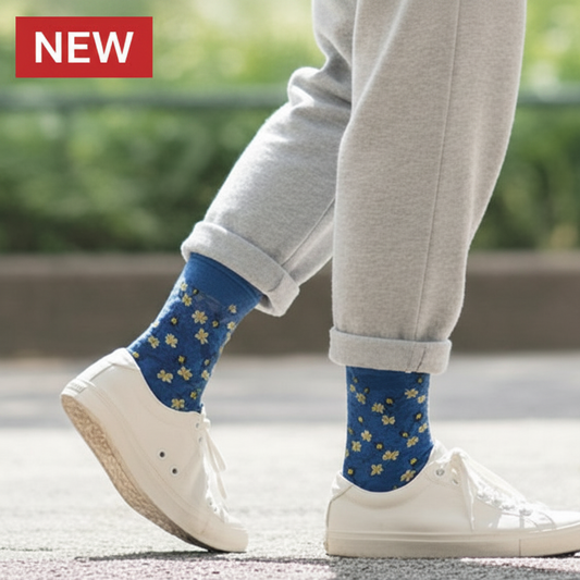 Petite Flower Socks - NEW Badge
