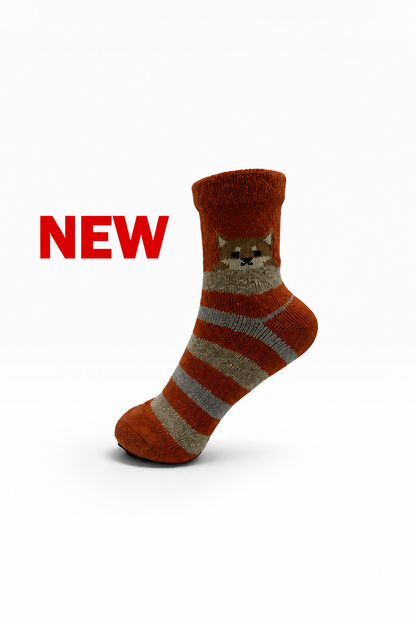 Sock photo with red NEW label